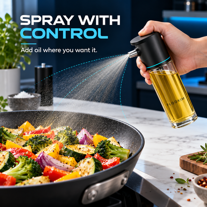 FLOOKIM® Oil Sprayer | Controlled Sprays for Air Fryer Prep