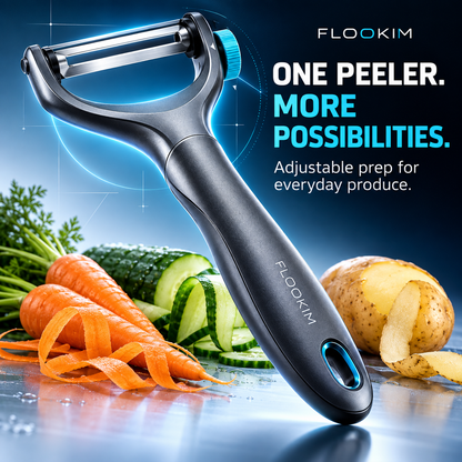 FLOOKIM® Adjustable Vegetable Peeler for Fruits & Veggies