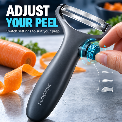 FLOOKIM® Adjustable Vegetable Peeler for Fruits & Veggies