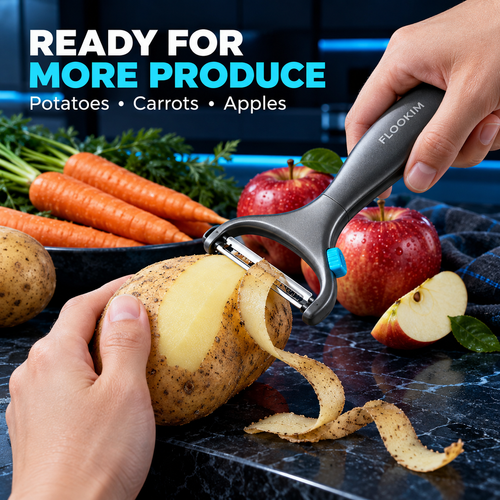 FLOOKIM® Adjustable Vegetable Peeler for Fruits & Veggies